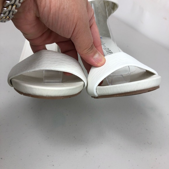 Pedro Garcia Sandals White Cervo Winka Size 36.5 - Picture 3 of 8